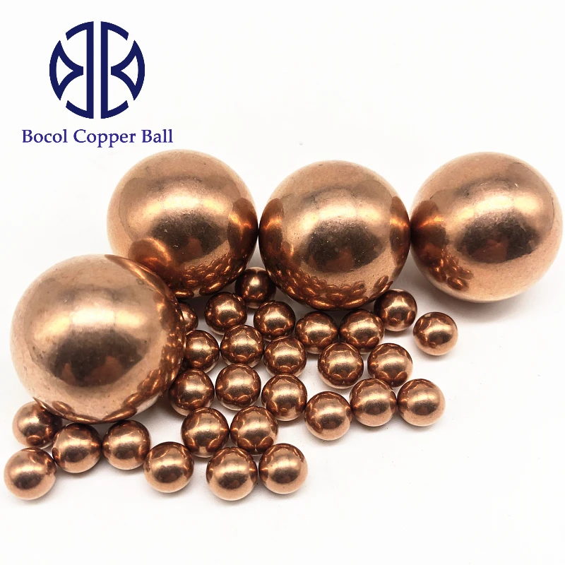 solid copper ball of 0.8mm to 50.8mm is 99.9% pure copper.