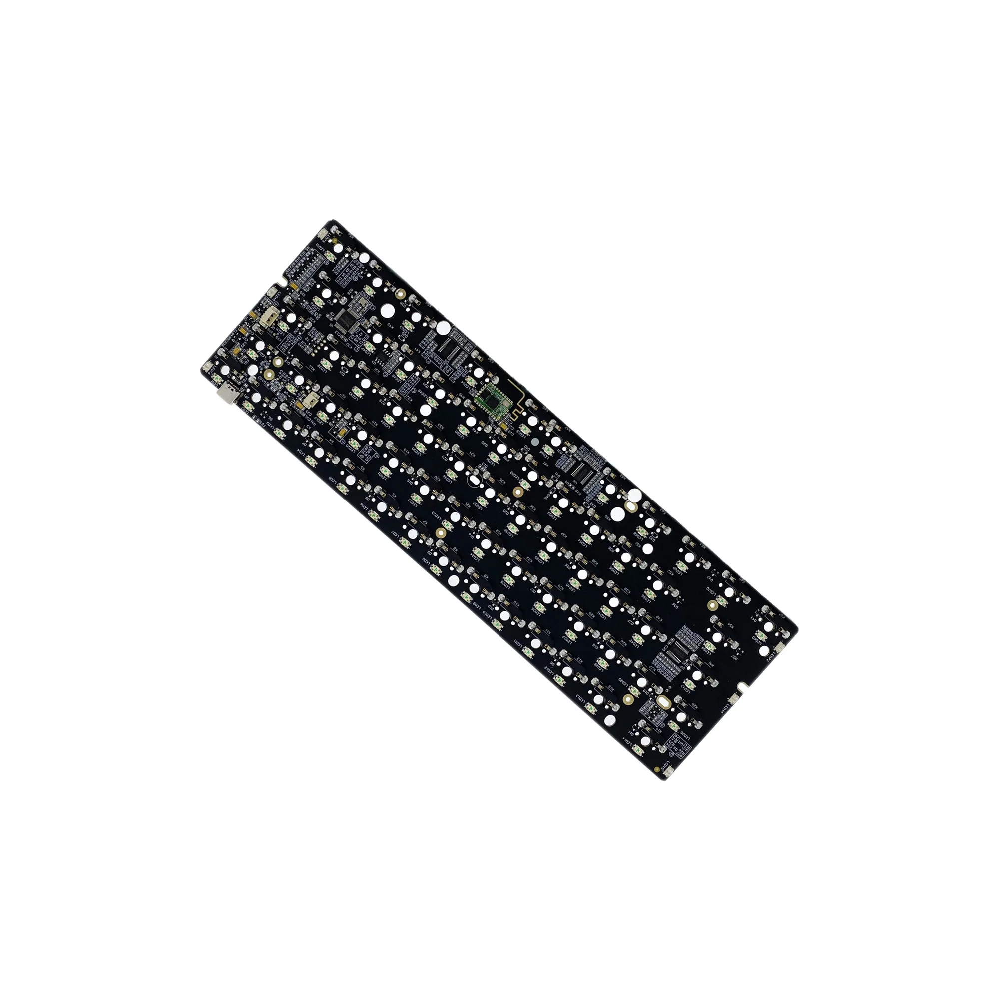 Custom High Quality 60% PCB Plate QMK Type C Programmable Support ISO Mechanical Gaming Keyboard DIY Kits Pcb 60 Keyboard