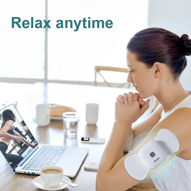 High Quality Muscle Stimulator Massager Pad Therapy Physiotharapy Body Pain Relief Portable Adjustable Electrodes Pads Tens Unit