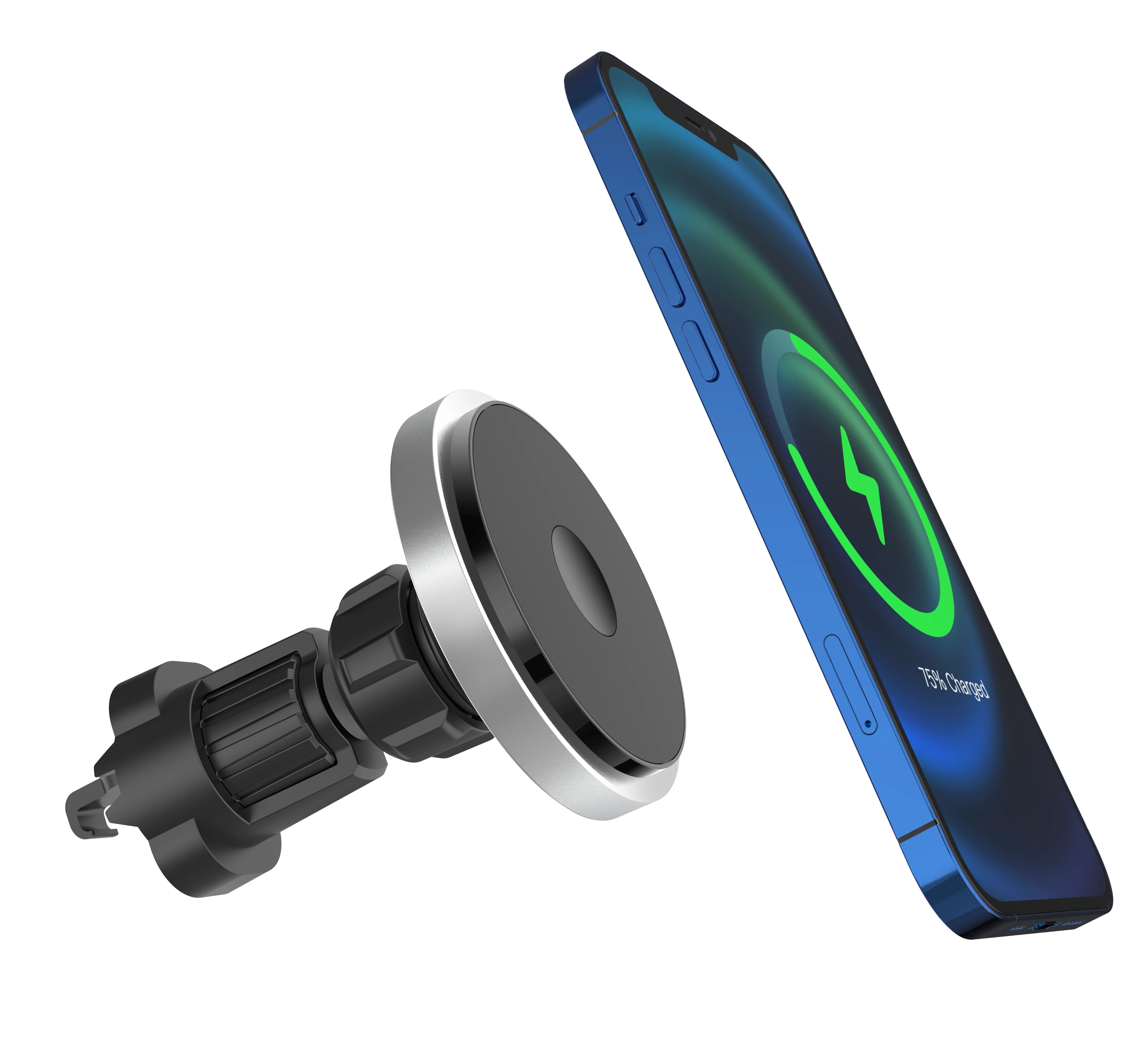 Magnet Mount Windshield Wireless Charging Car Wireless Charger for iPhone 12 iPhone 13