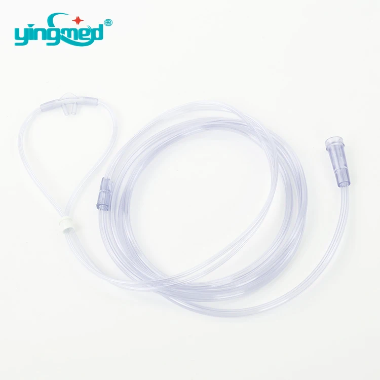 Medical pvc disposable nasal oxygen cannula
