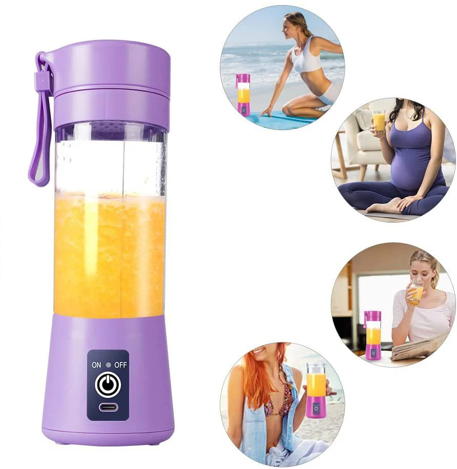 USB rechargeable Juicer Blender Cup Personal Wireless Rechargeable USB Mini Hand Portable Blender USB Blender