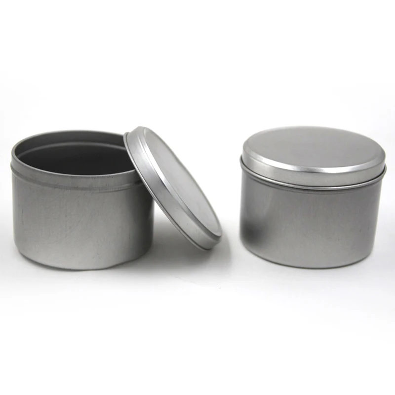 
Candle Can Tin Metal Packaging Container 4oz 6oz 8oz Gold Silver Black 