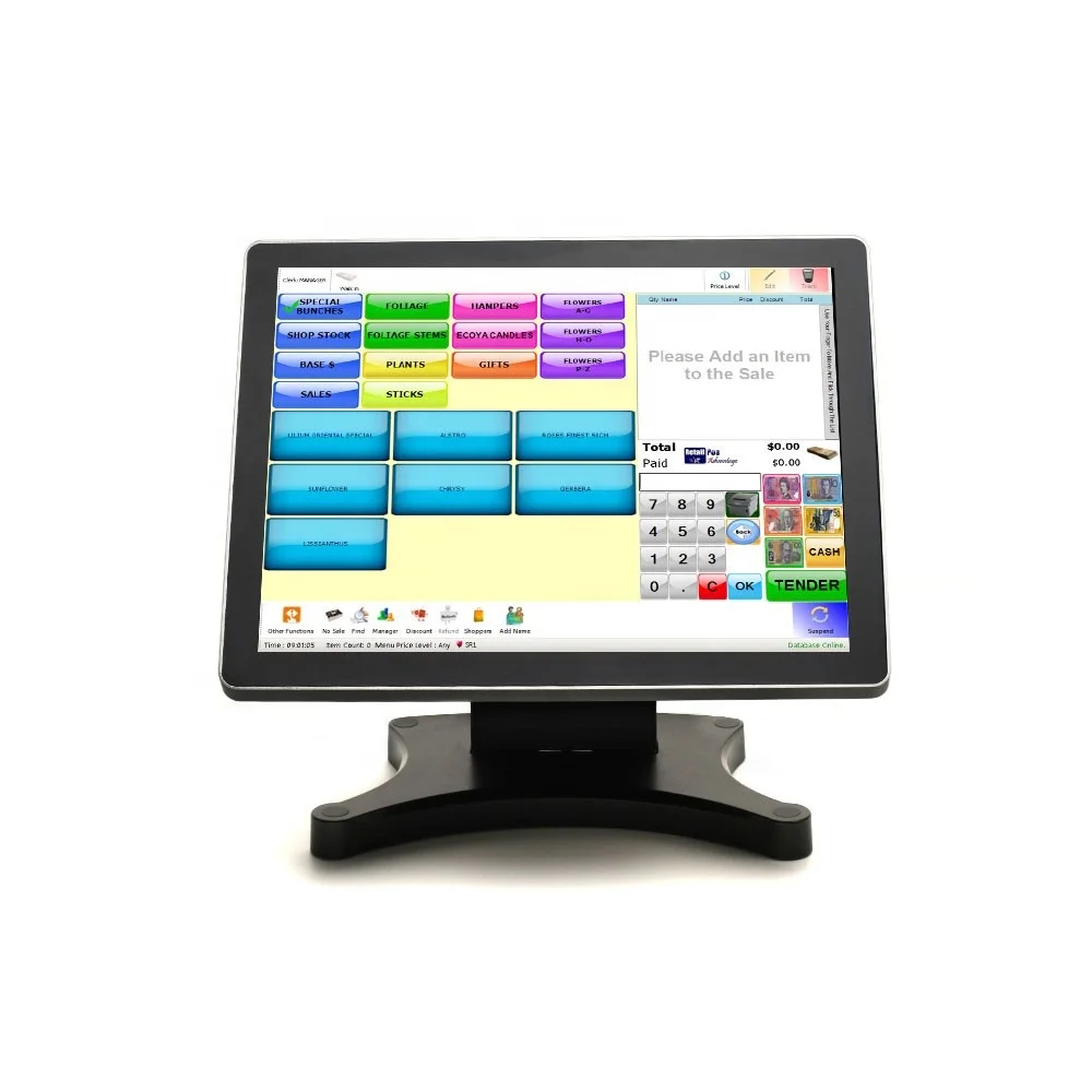 Windows OS Mitsubishi all in one pc pos touch screen POS terminal