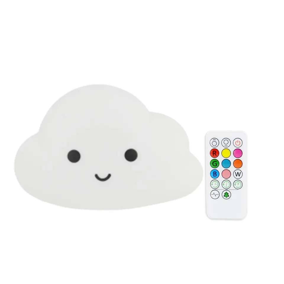 Kids Room Wall Light House Decoration and Gift Cloud Night Light silicone wall lamp for children bedroom