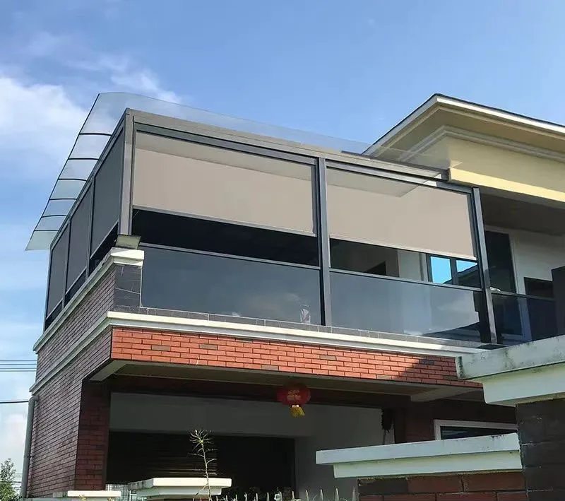 remote control aluminum blinds outdoor blinds with zip track system