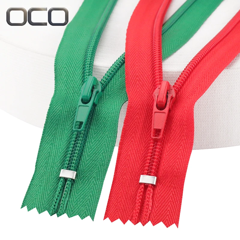 OCO Factory close-end zippers 5# nylon zipper fast delivery aluminum zippers for golf bags wholesale accessories