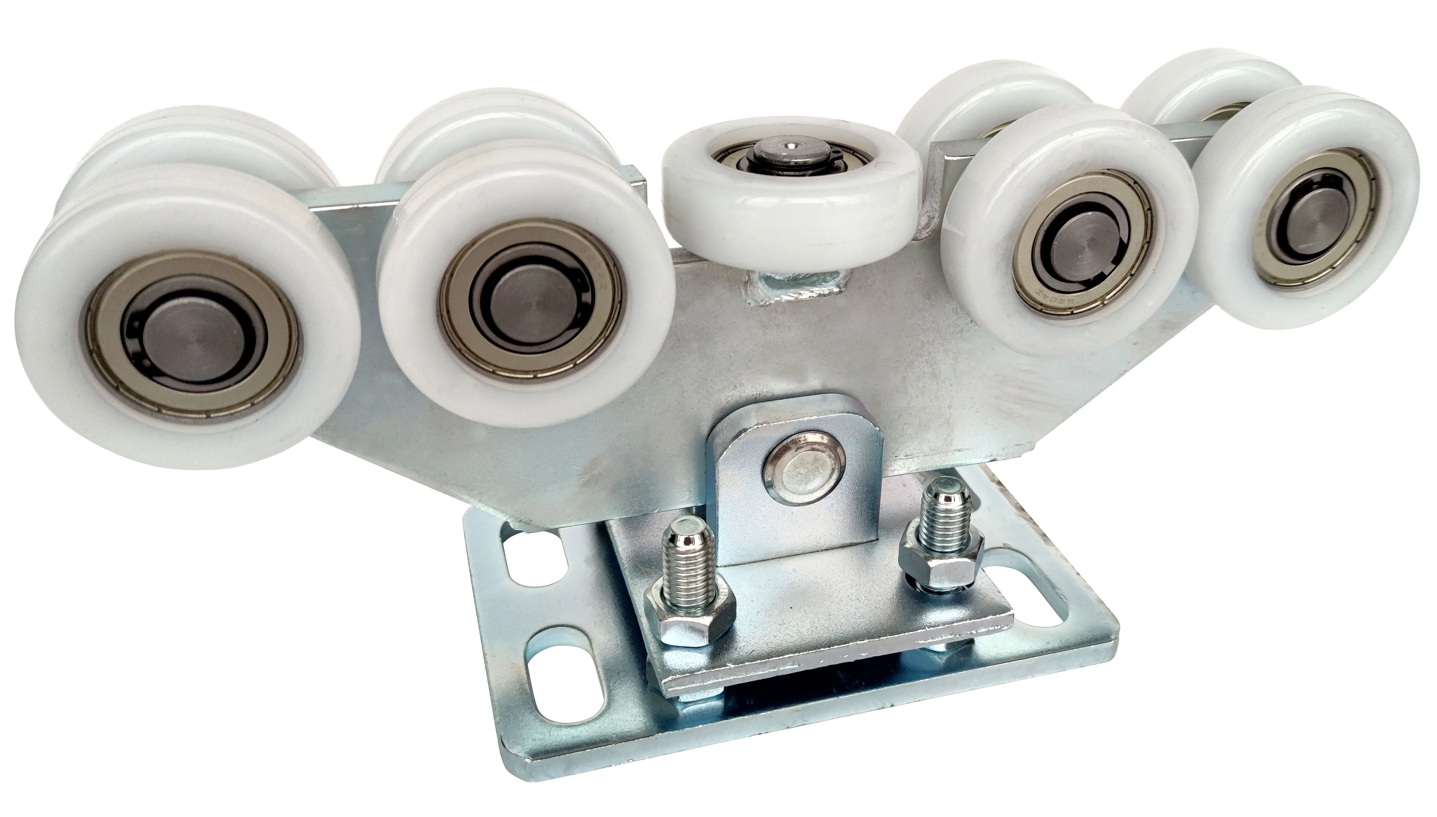 motor automatic black steel wheels for sliding swing garden gate hardware cantilever wheel carriage