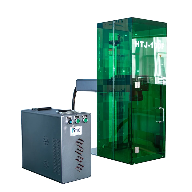 2.5D 3D fiber laser engraving 100W laser marking machine with EZCAD3 desktop fiber laser marking machine