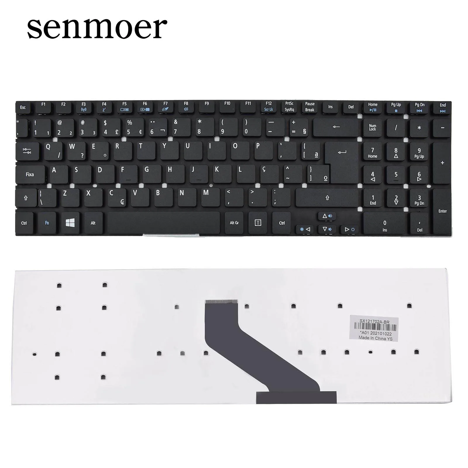 Russian US BR SP DE FR keyboard for Acer 5755 5755G 5830T 5830G E1-510 E1-532 V3-531 V3-731 series