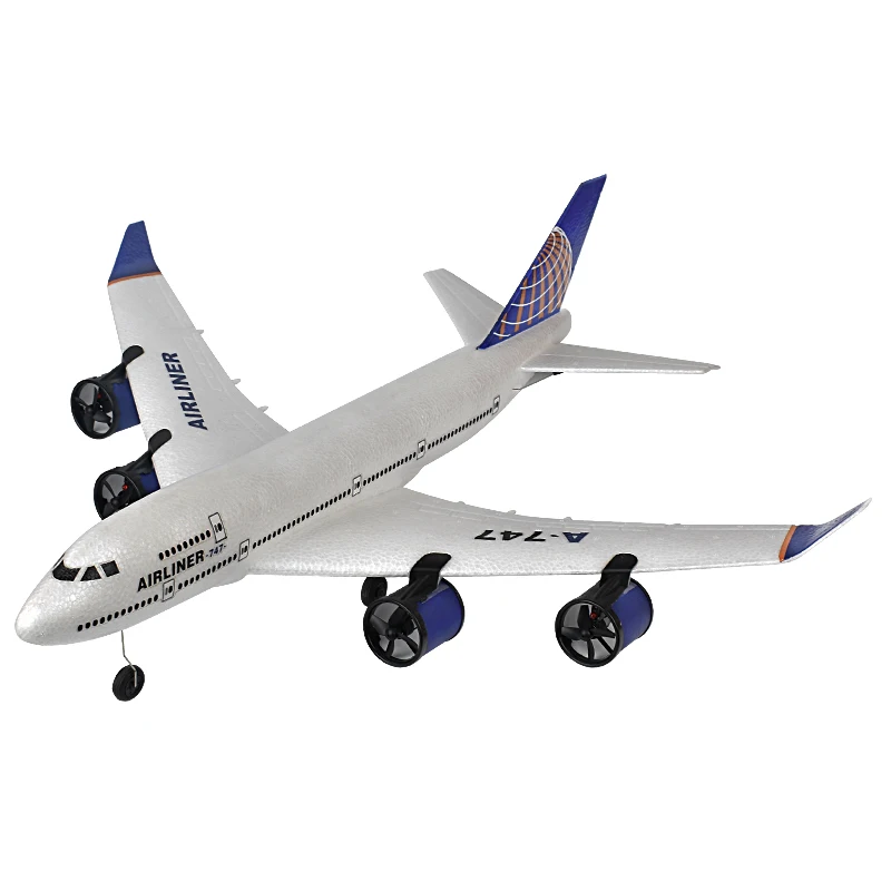High Emulational Airbus Aircraft Model Boeing 747 Airplane EPP Foam Fighter 2.4Ghz  Radio Remote Control Toy Stunt Drone