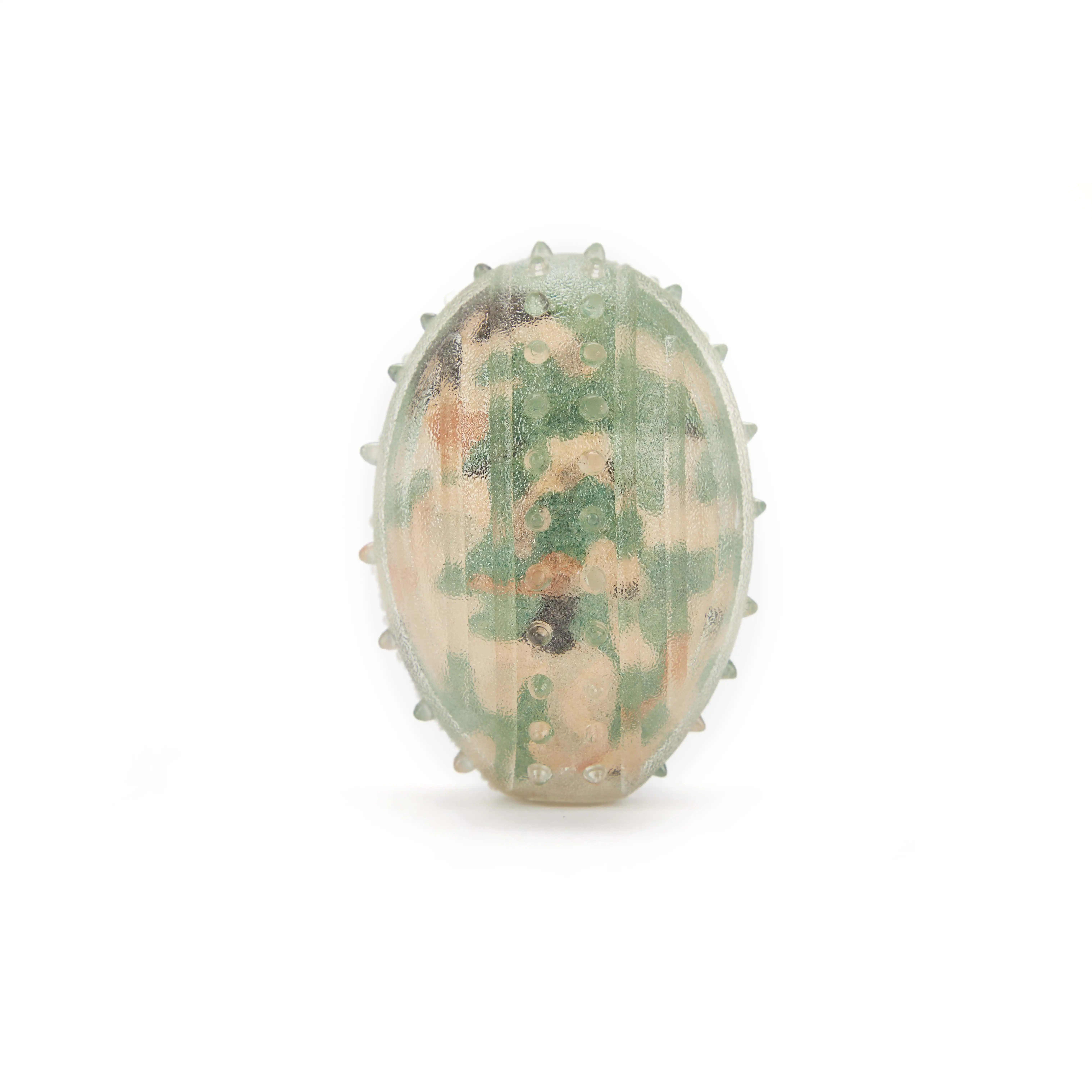 pet products TPR Rubber dog bone toy chewing eco camo ball dog toy