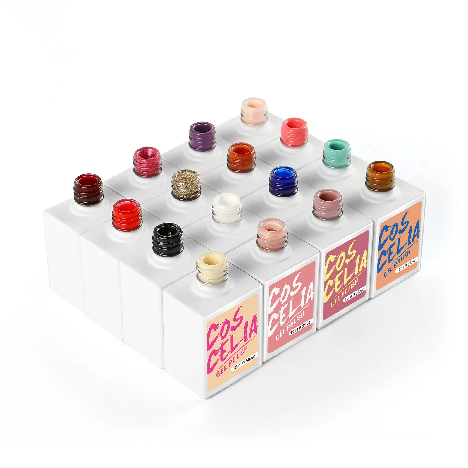 OEM Colors Nail Polish Private Label UV Gel Semi Cured Long Lasting Gel Polish Soak off Nail Gel Starter Kit