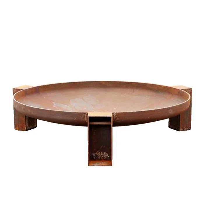 garden corten steel bbq outdoor fire pits