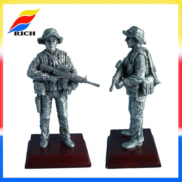 Custom made Pewter metal  Soldier Figurines