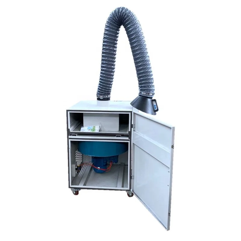 
Mobile Welding Fume Purifier Industrial Smoke Dust Detector 