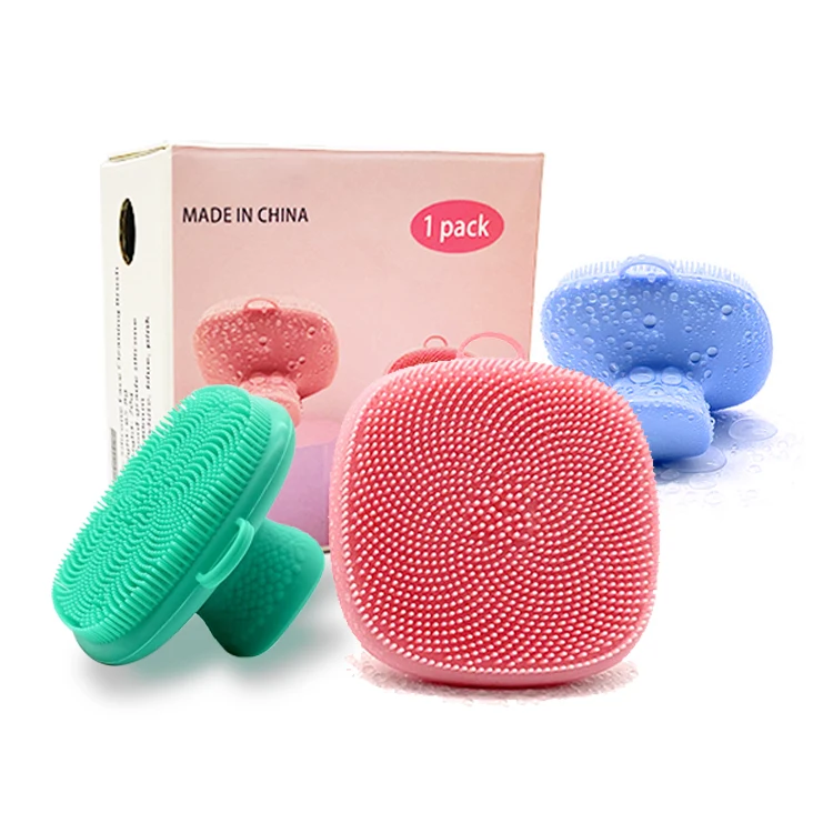 silicone facial cleansing brush exfoliating  scrubber face cleaning brush wash cleaner for face