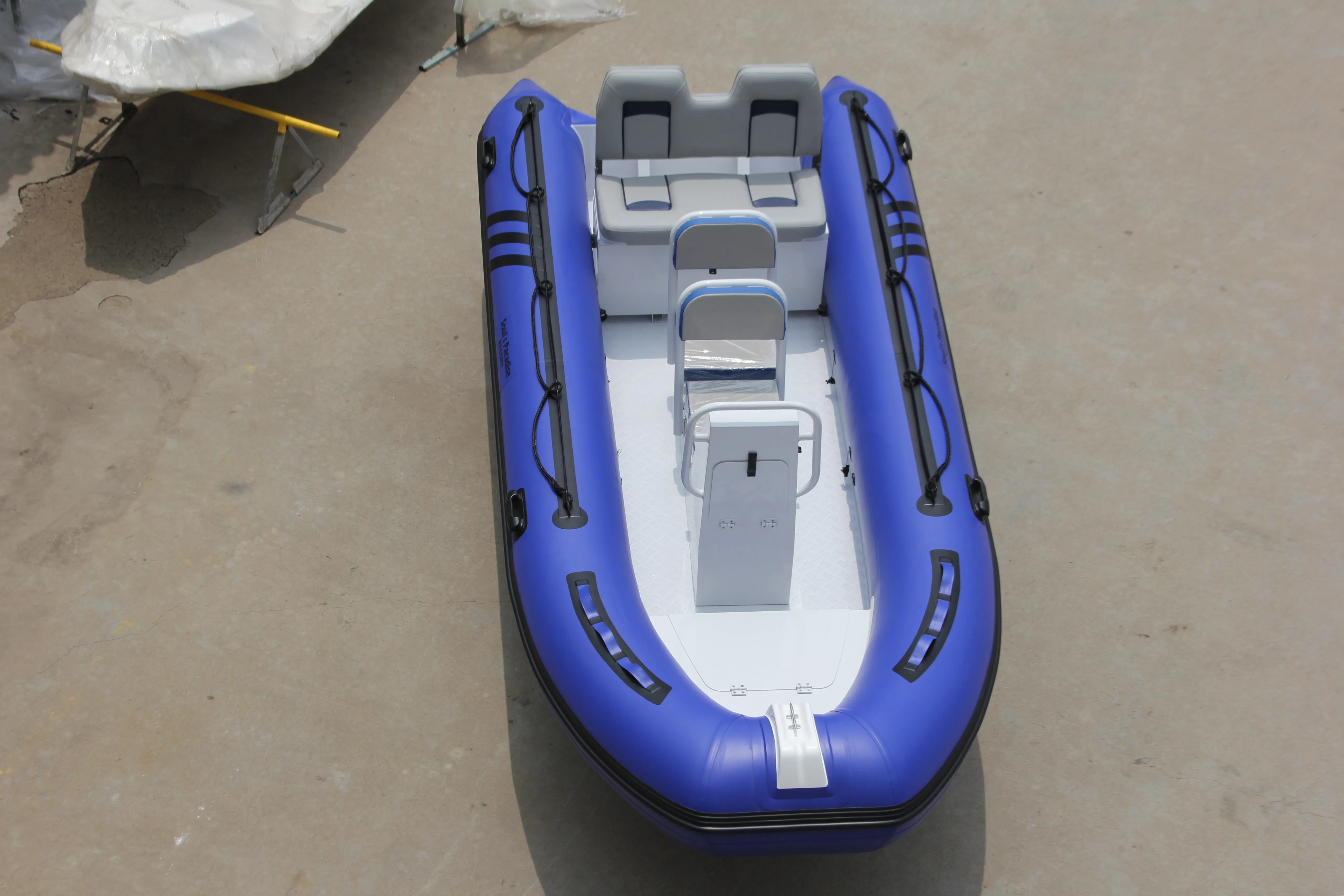Aluminum Leisure Fishing Mini-Boat/Speed Yacht Mini Inflatable Dinghy Boat for Drifting in Ocean Waters