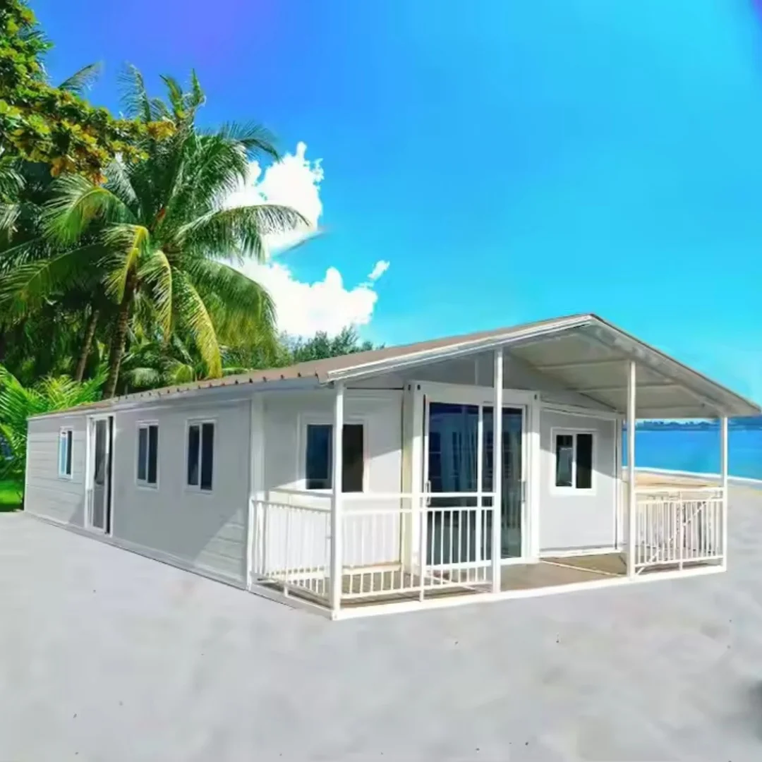 High Quality Prefab 20 40 Foot Foldable Shelter Homes Container House Customized For Villa