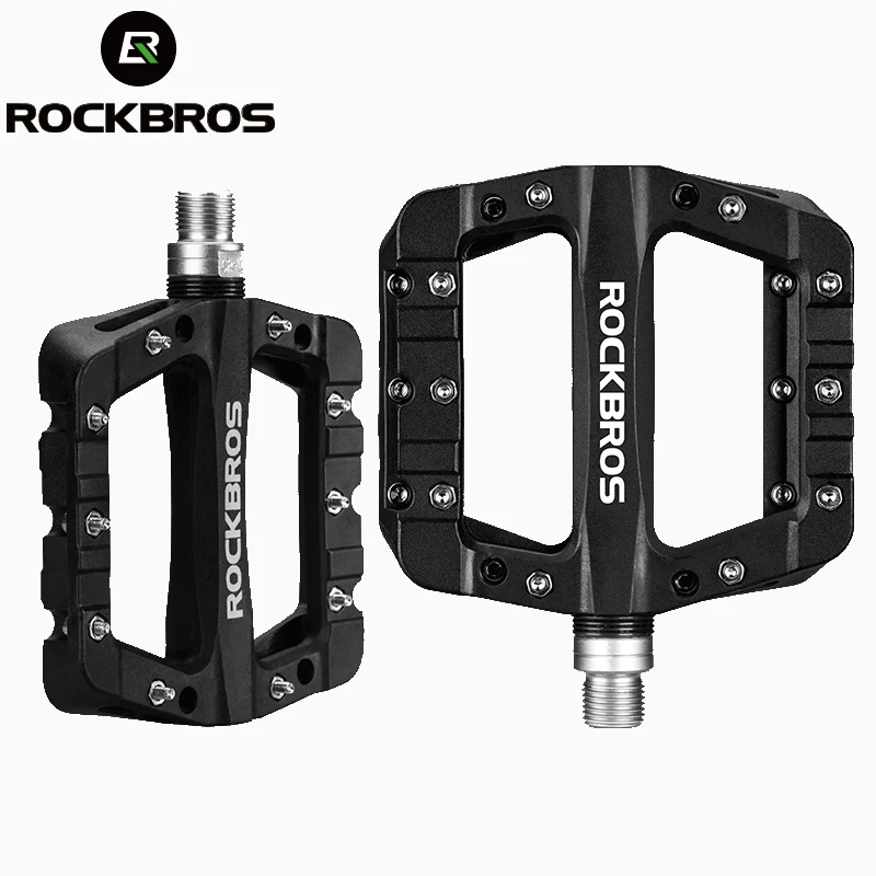  Велосипедные педали ROCKBROS MTB ультралегкие уплотненные нейлоновые молибденовые прочная широкая область