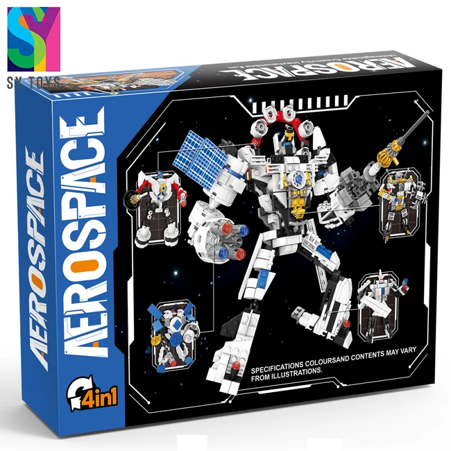 SY New Design 146PCS Bricks Space Educational Plastic Building Block Toys for Kids Building Block Set