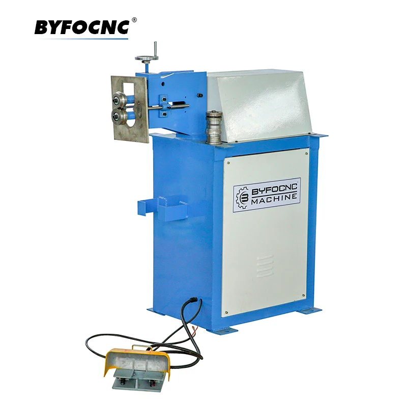 BYFO HVAC круглый воздуховод листового металла шарик роликовый поворотный станок