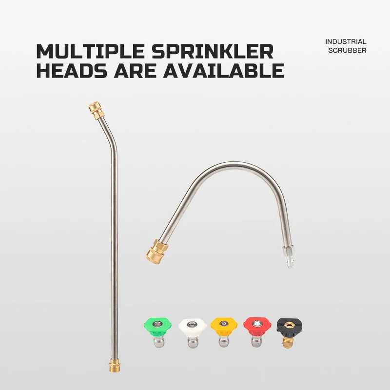 High Pressure Washer Car Washer Accessories Eight-piece Telescopic Rod Set Strap Lengthened Washing Machine Water Gun Rod