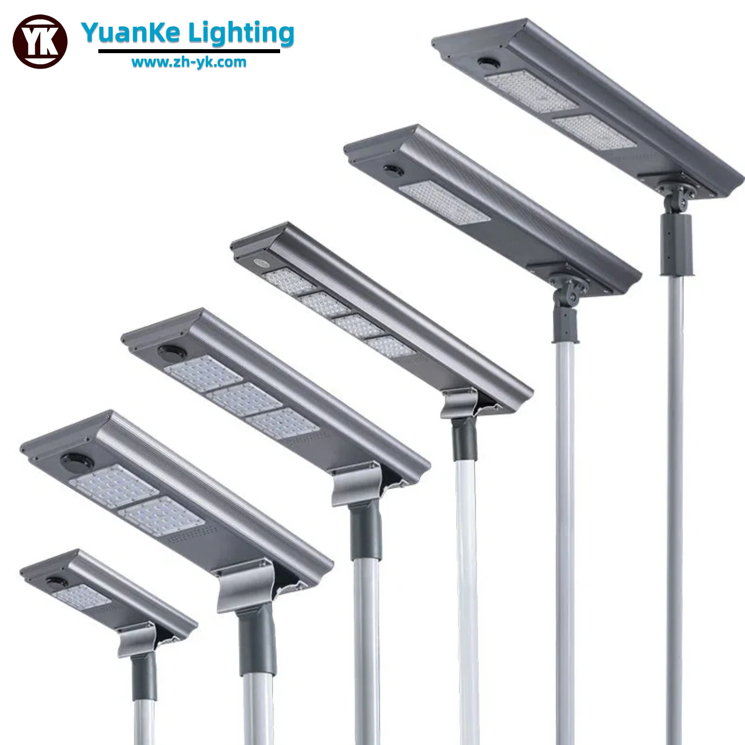 Waterproof IP66 Solar Street Lamp Aluminum All In One Led Solar Street Lights 20W 40W 60W 80W 100W 200W For Street Lighting