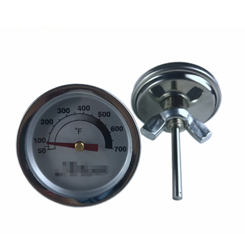 Dial 1.75 inch/47 mm stainless steel bbq smoker grill thermometer, oven thermometer
