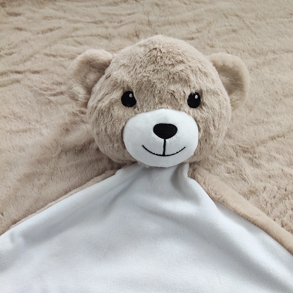 baby product plush bear blanket polyester microfiber fleece baby blanket for newborn baby