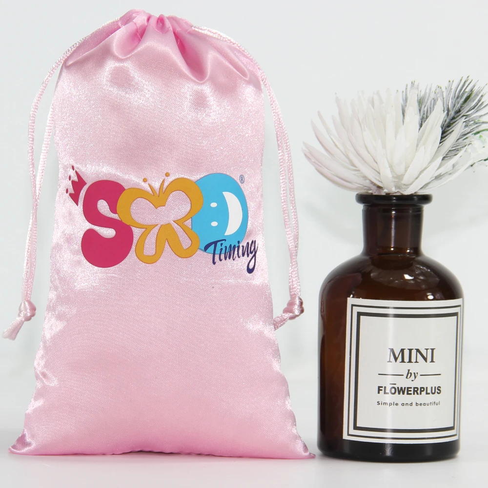 View larger image Add to Compare  Share Wholesale promotion custom logo gift wig packaging drawstring stain organza