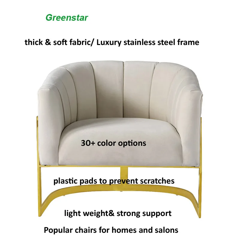 Custom 2022 Cafe Shop Office Hotel Outdoor White Armchair Round Single Sofa Chair Nail Manicure Salon for Living Room