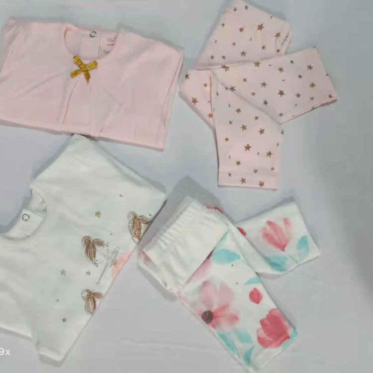 
China Wholesale Kids Wear Summer Skirt Trousers Girl Clothing Set 