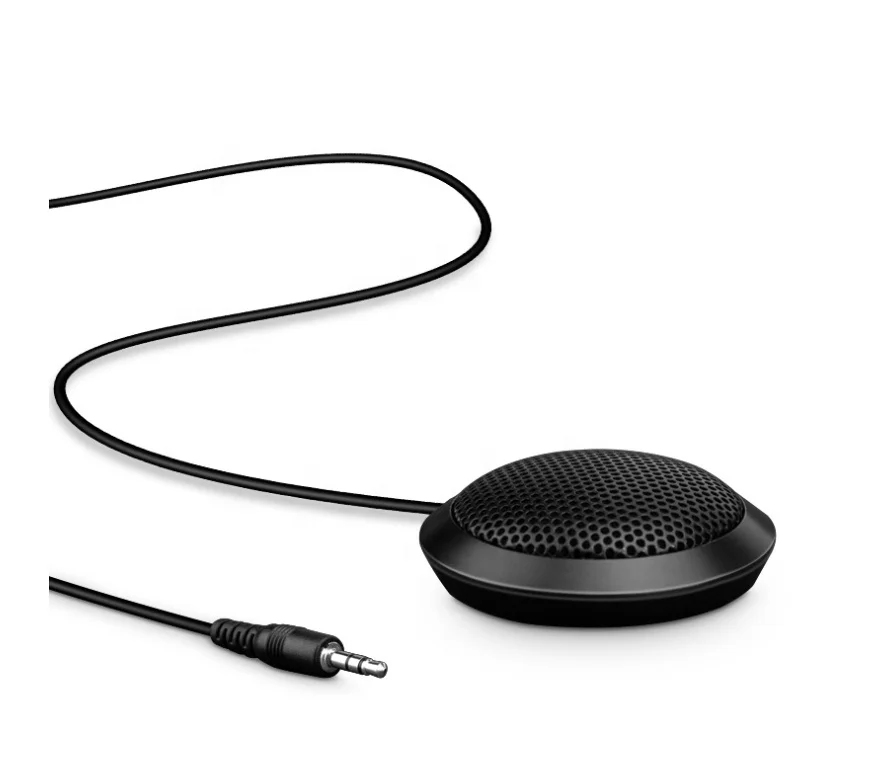 Desktop Hotrain FX108 Portable USB 360 Voice Pickup Electric Condenser Microphone Speaker for Conference, Online teaching, court