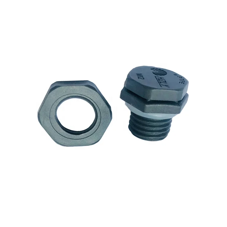 Производитель, поставщик, защита IP68, PA66, темно-серый нейлон M12 * 1,5 мм, пластиковая вентиляционная пробка