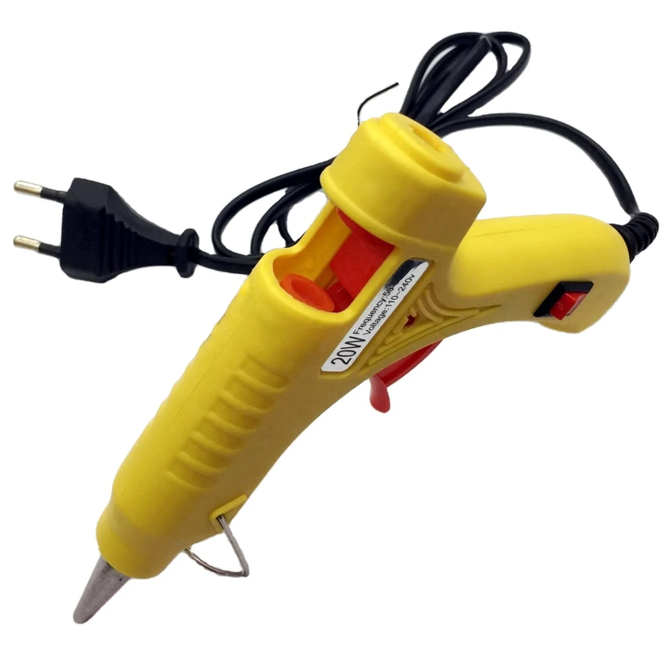 factory DIY use 20w hot melt glue machine small size glue gun with switch