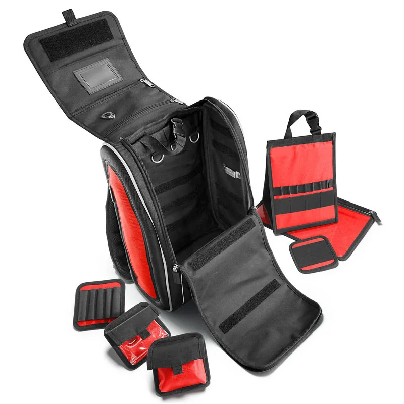 polyester backpack tool bag electrician tools rucksack storage tote