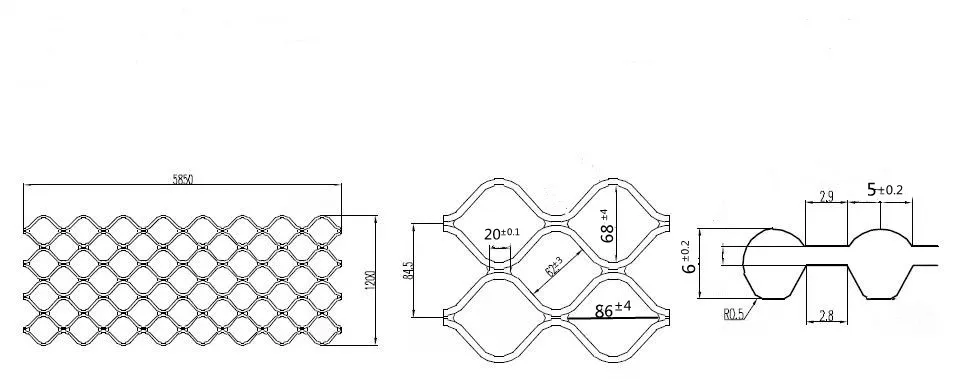 diamond aluminum welded wire making machine screens mesh fence