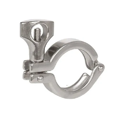 Heavy Duty Tri-Clamp Double Hinge Stainless Steel Clamp Fitting