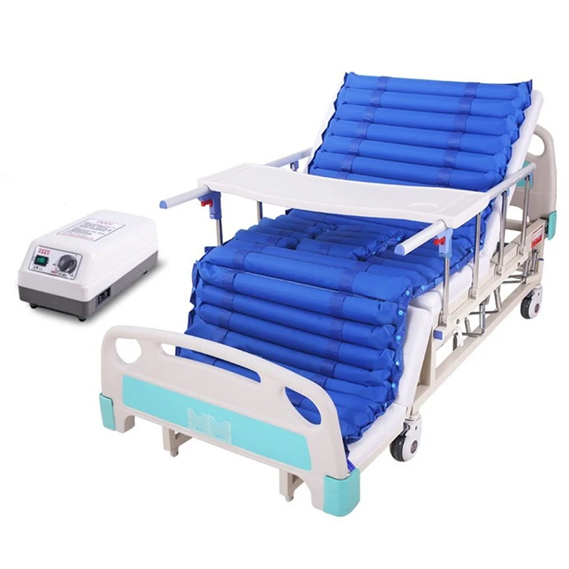 
High Quality 5 Function Manual ICU Patient Care Folding Hospital Bed for Wholesale 