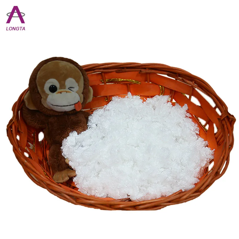 
Recycled hollow conjugated siliconized fiber virgin polyester fiber for filling 