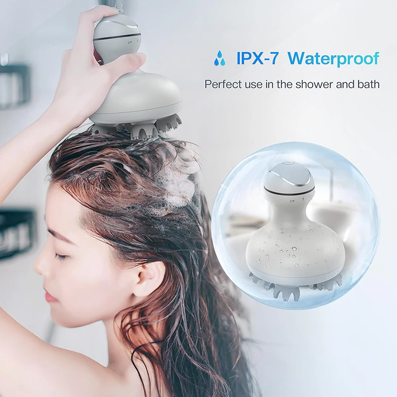 Handheld Portable Head Scratcher Massager for Hair Growth Deep Clean Stress Relax Scalp Massager