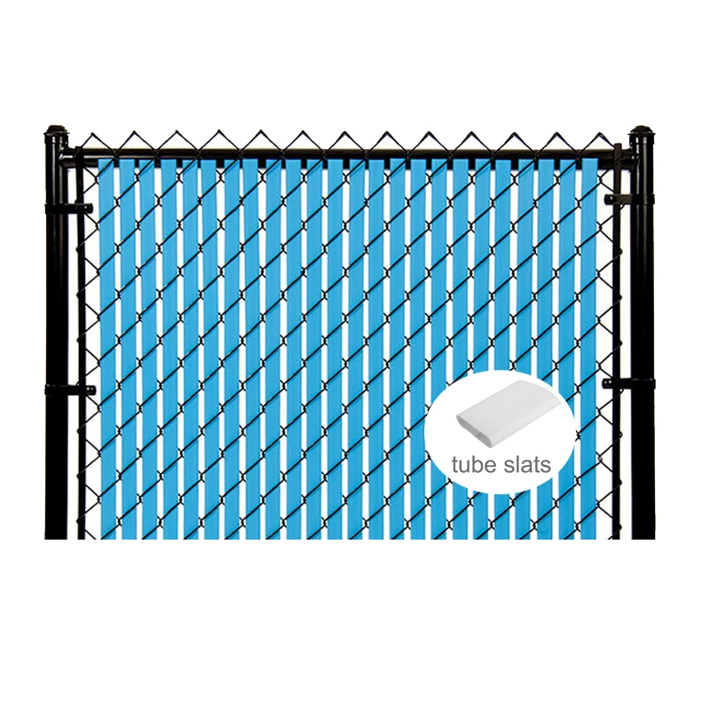 6ft Black Hdpe Chain Link Privacy Fence Slats