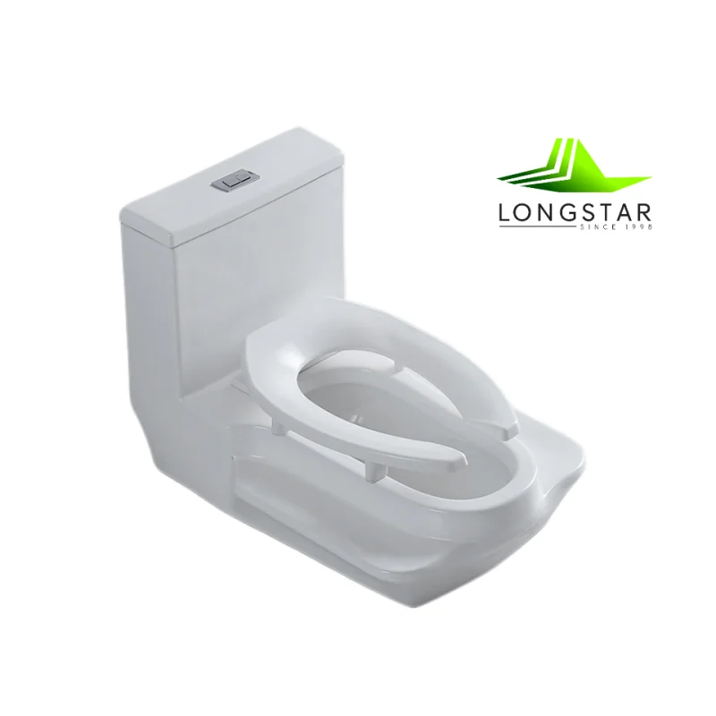 Лучший дизайн, встроенная двойная модель, белая керамическая сиденье для унитаза, бесшумная Нескользящая Ванная комната для использования в семье