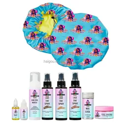 Custom Own Logo 100 mL Lace Melting Hair Glue Spray For Fasten Protect Lace Edge and Clear Sweat proof Lace Adhesive Glue