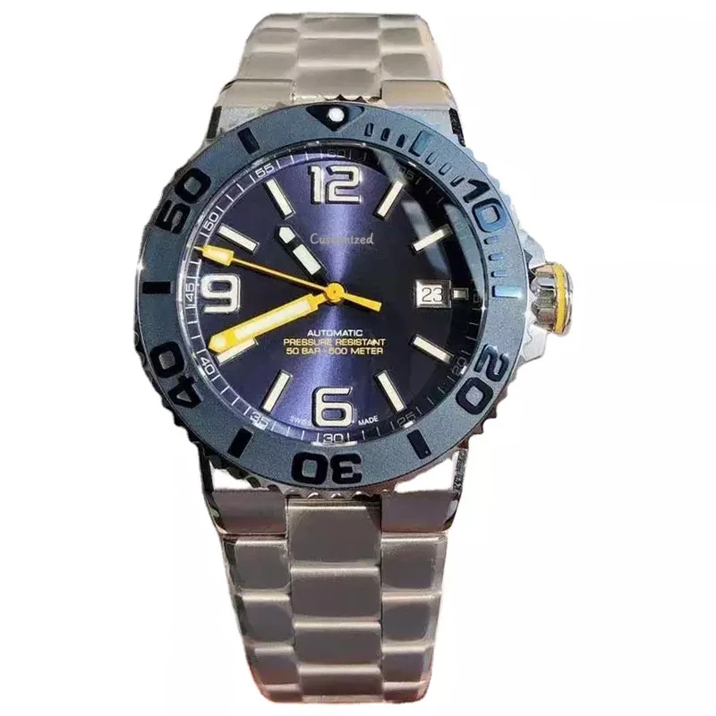 Custom bezel ceramic luminous bowl watch sports waterproof diving watch