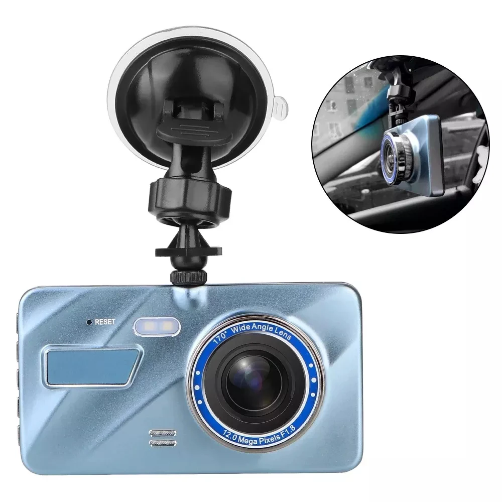 170 degree ultra wide angle 1080P dashcam for car dash cam truck vehicle camera 4 INCH screen car video recorder dash camera