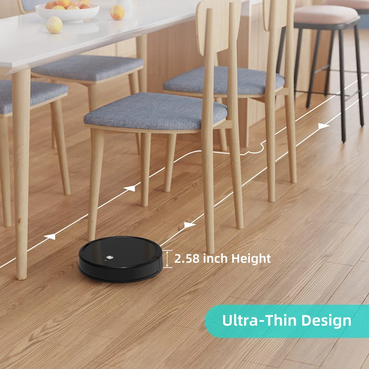 Klinsmann K185 1800Pa Suction And Rechargeable Battery Multifunctional Auto Sweep Robot Vacuum Cleaner