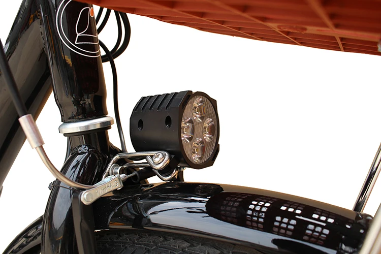 China Coffee Food Cart Used Adult Enclosed 800w Battery Solar Electric Cargo Tricycle Three 3 Wheel E Bike Trike