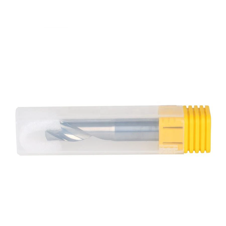 Cnc 6mm Carbide 1 Flute Spiral Endmill Single up Cut End Mill for Wood Acrylic Aluminum Cutter Router Bits